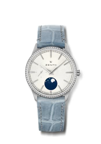 Zenith Elite Moon Phase 36 Stainless Steel / Silver