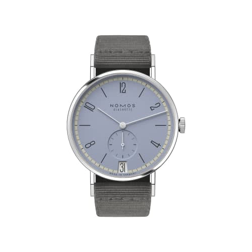 Nomos Glashütte Tangente 38 Datum Frostblau