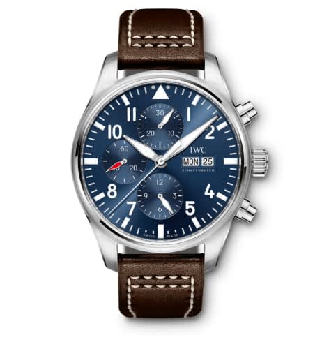 IWC Schaffhausen Pilot's Watch Chronograph Stainless Steel / Le Petit Prince