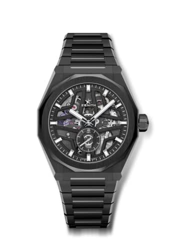 Zenith Defy Skyline Skeleton Black Ceramic / Black