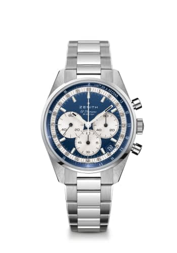 Zenith Chronomaster Original Stainless Steel / Blue / Bracelet / Boutique Edition