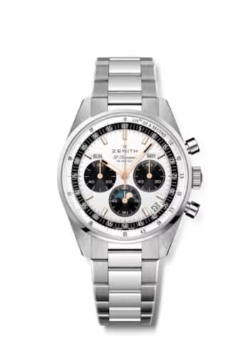 Zenith Chronomaster Original Triple Calendar Stainless Steel / Silver / Bracelet