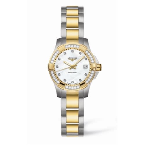 Longines Hydroconquest Quartz 25 Two Tone Diamond
