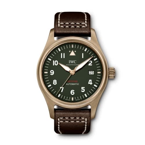 IWC Schaffhausen Pilot's Watch Automatic Spitfire Bronze / Green