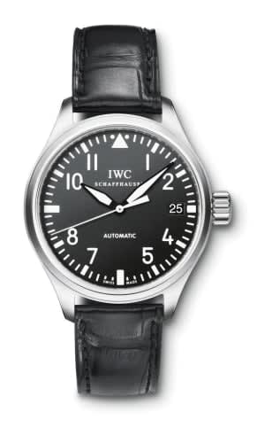 IWC Schaffhausen Pilot's Watch Midsize / Black Alligator
