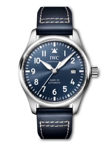 IWC Schaffhausen Pilot's Watch Mark XX Stainless Steel / Blue