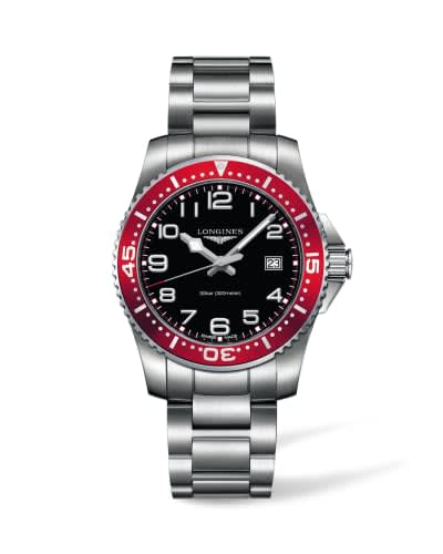Longines Hydroconquest Quartz 39 Black / Red