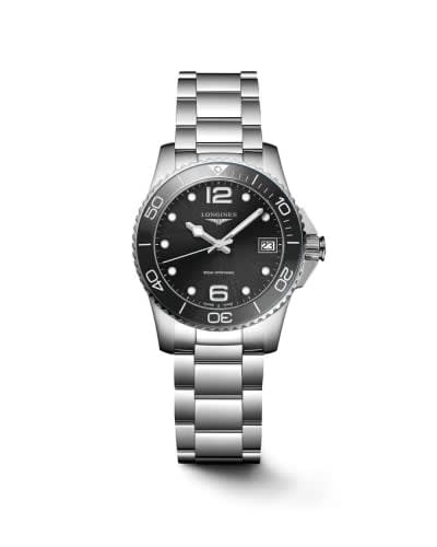Longines HydroConquest 32 Quartz Stainless Steel / Black / Bracelet