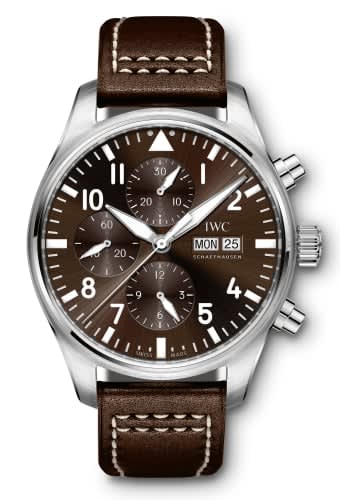 IWC Schaffhausen Pilot's Watch Chronograph Stainless Steel / Antoine de Saint Exupéry