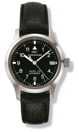 IWC Schaffhausen Lady Pilot's Watch Mark XII Stainless Steel / Black / Strap