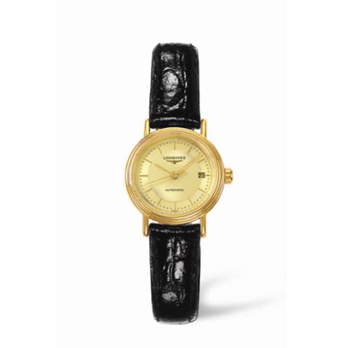 Longines Presence 25.5 Automatic Yellow Stick Yellow