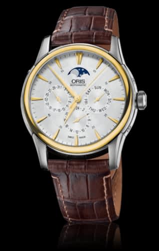 Oris Artelier Complication 40.5 Stainless Steel - Yellow Gold / Silver