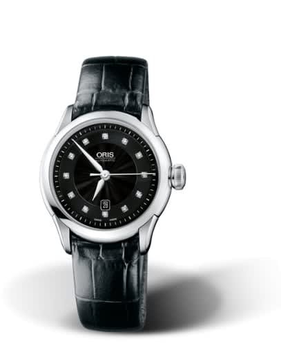 Oris Artelier Date Diamonds 31 Stainless Steel / Black