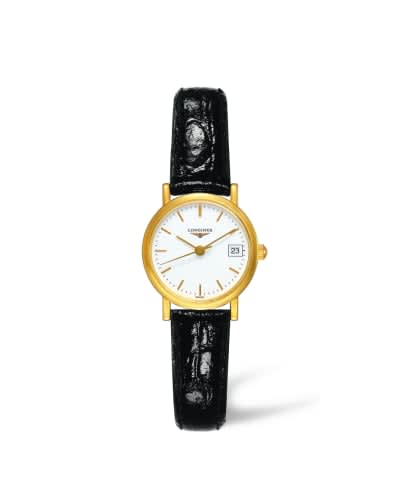 Longines Presence 23.5 Quartz Yellow Gold / White
