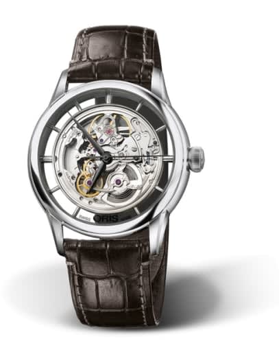 Oris Artelier Translucent Skeleton Stainless Steel