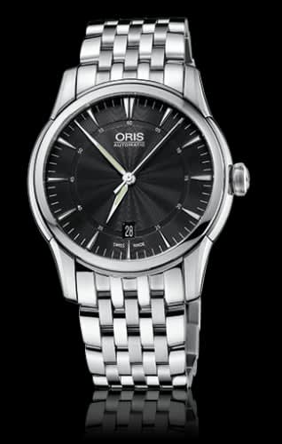 Oris Artelier Date 40 Stainless Steel / Black / Bracelet