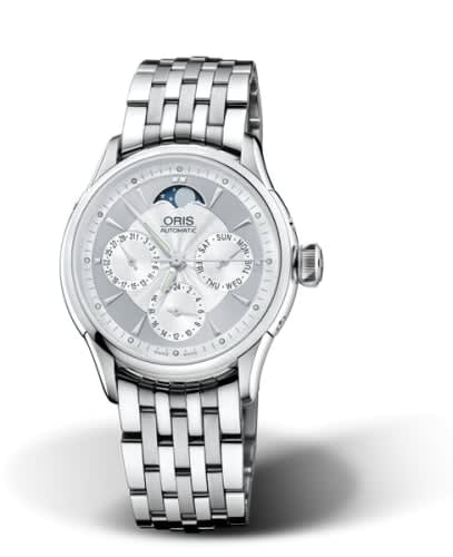 Oris Artelier Complication 35 Stainless Steel / Silver / Bracelet