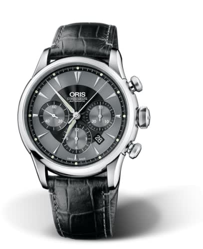 Oris Artelier Chronograph 43.5 Stainless Steel / Black