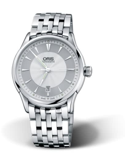 Oris Artelier Date 40 Stainless Steel / Silver / Bracelet
