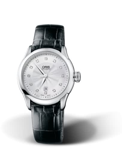 Oris Artelier Date Diamonds 31 Stainless Steel / Silver