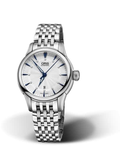 Oris Artelier Date Diamonds 31 Stainless Steel / Silver / Bracelet