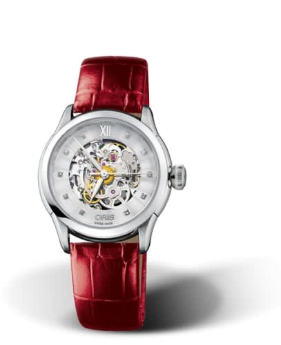 Oris Artelier Skeleton 31 Diamonds Stainless Steel