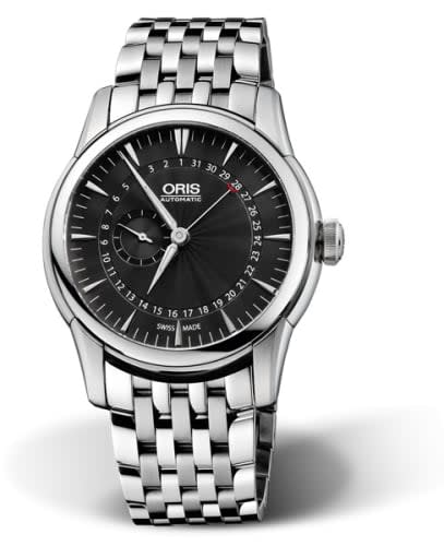 Oris Artelier Small Second Pointer Day 42 Stainless Steel / Black / Bracelet