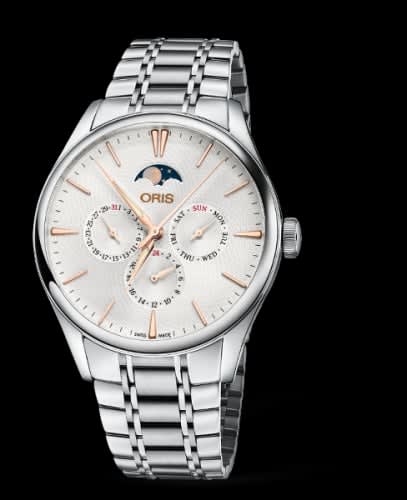 Oris Artelier Complication 40 Stainless Steel / Silver / Bracelet