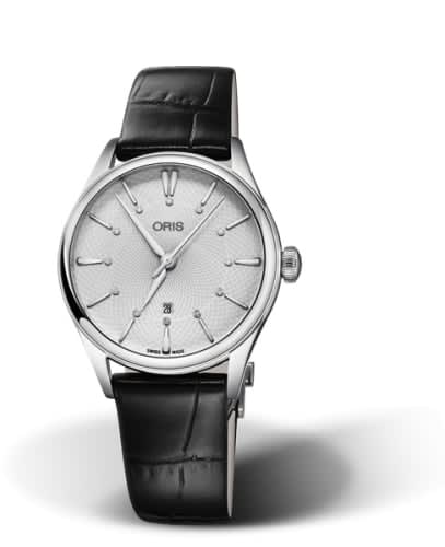 Oris Artelier Date Diamonds 33 Stainless Steel / Silver