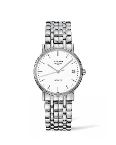 Longines Presence Automatic 34.5mm Stainless Steel / White / Bracelet