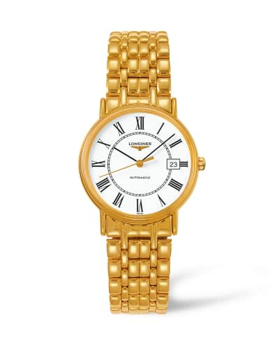 Longines Presence 34.5 Automatic Yellow