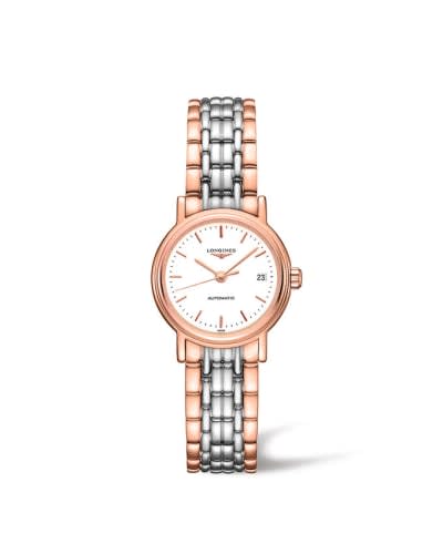 Longines Presence 25.5 Automatic PVD Red / White / Bracelet