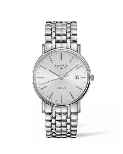Longines Presence 38.5 Automatic Stainless Steel / Silver / Bracelet