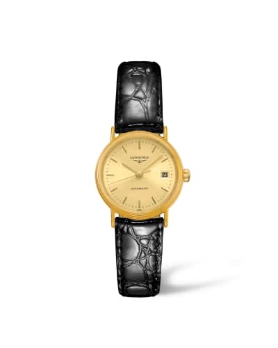 Longines Presence 25.5 Automatic PVD Gold / Champagne