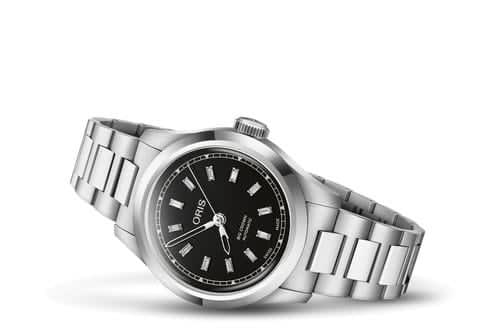 Oris Big Crown Diamonds 34 Stainless Steel / Black / Bracelet