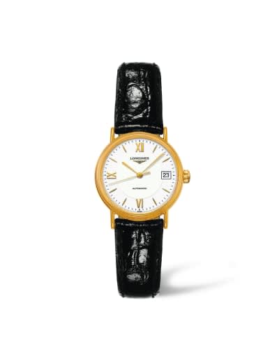 Longines Presence 25.5 Automatic PVD Gold / White - Mixed
