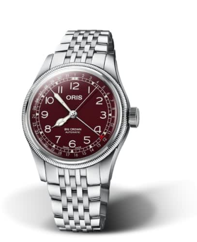 Oris Big Crown Pointer Date 40 Stainless Steel / Red / Bracelet