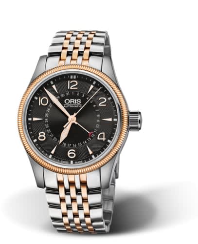 Oris Big Crown Pointer Date 40 Stainless Steel - Rose Gold / Black / Bracelet