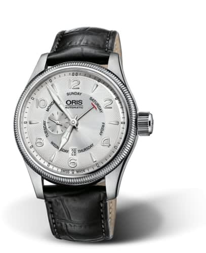 Oris Big Crown Small Second Pointer Day Stainless Steel / Silver