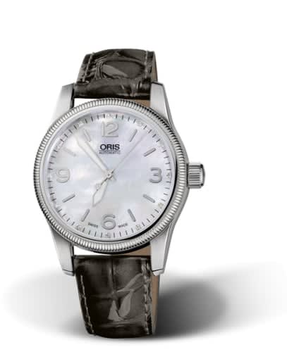 Oris Big Crown Diamonds 38 Stainless Steel / MOP