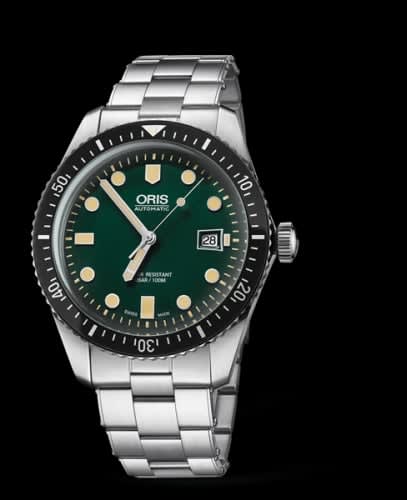 Oris Divers Sixty-Five 42 Stainless Steel / Green / Bracelet