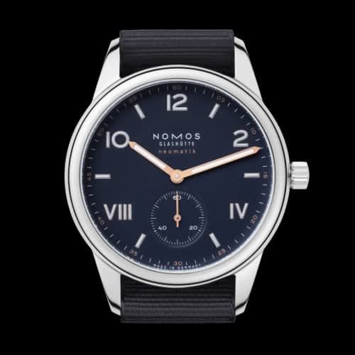Nomos Glashütte Club Campus Neomatik 39 Midnight Blue / Textile