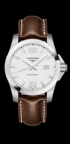 Longines Conquest Quartz 41 Stainless Steel / Silver / Strap