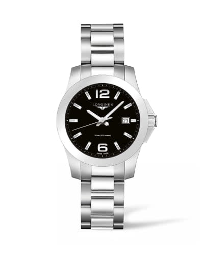 Longines Conquest Quartz 36 Stainless Steel / Black