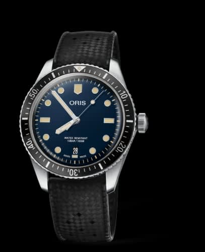 Oris Divers Sixty-Five 40 Stainless Steel / Blue / Rubber