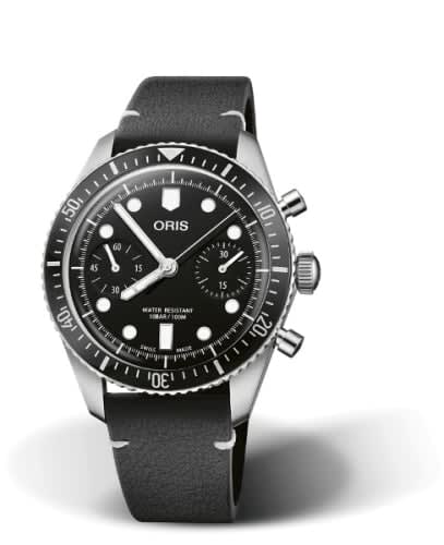 Oris Divers Sixty-Five 40 Chronograph Stainless Steel / Black