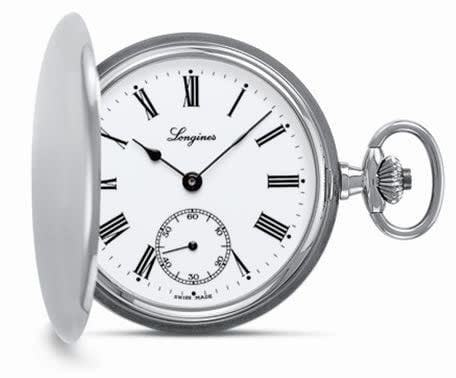 Longines Heritage Pocket Watch Roman Hunter