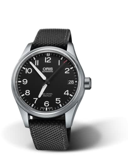 Oris Big Crown ProPilot Big Date Stainless Steel / Black / Black Textile