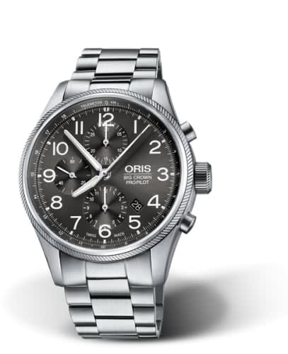 Oris Big Crown ProPilot Chronograph Stainless Steel / Grey / Bracelet