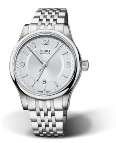 Oris Classic Date 42 Stainless Steel / Silver / Bracelet